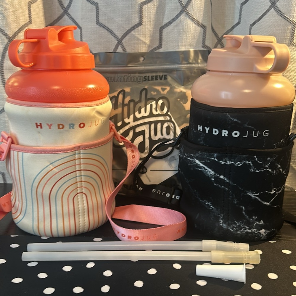 HydroJug Half‎ Gallon Water Bottle bundle  73oz each